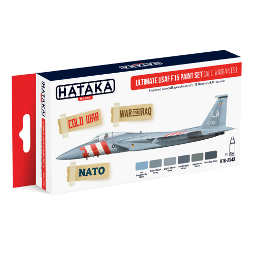 Hataka Ultimate USAF F15 Paint Set HTKAS43